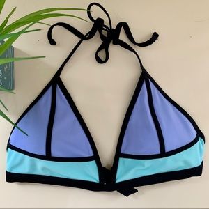 Xhilaration Color Block Bikini Top